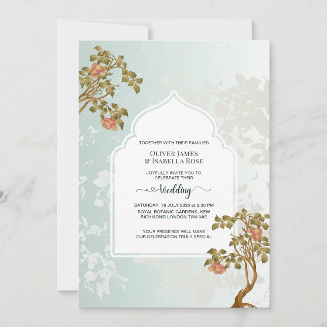 Faire-part de mariage Élégance Minimale | Perlesce (Devant)