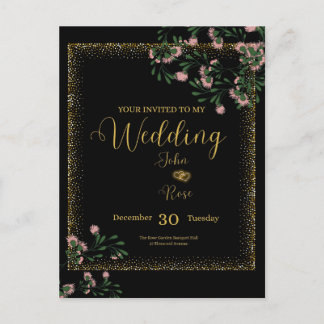 Faire-part de mariage élégant
