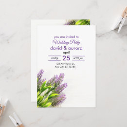 Faire-part de mariage élégant
