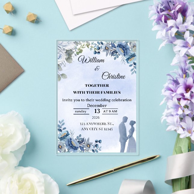 Faire-part de mariage élégant (Insitu (Mariage))