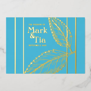 Faire-part de mariage élégant