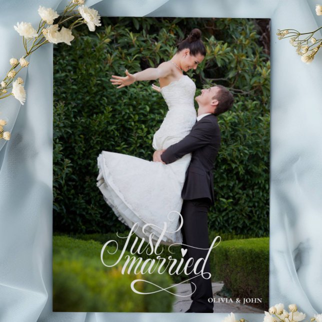 Faire-Part de Mariage Élégant avec Photo (Créateur téléchargé)