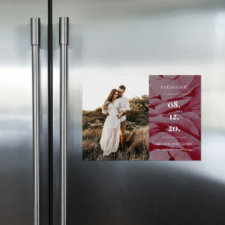 Faire-part de mariage élégant avec photo et fleurs