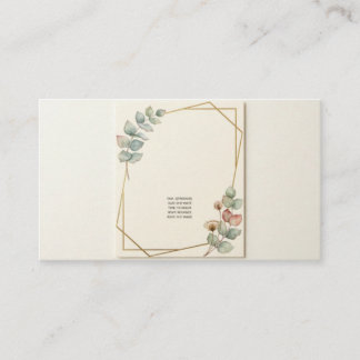 Faire-Part de Mariage Élégant, Botanique et Minima