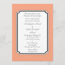 Faire-part de mariage élégant et formel Cataloupe