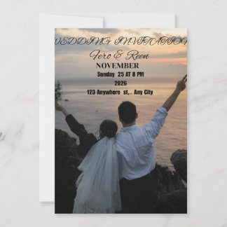 Faire-part de mariage élégant et luxueux – Romanti