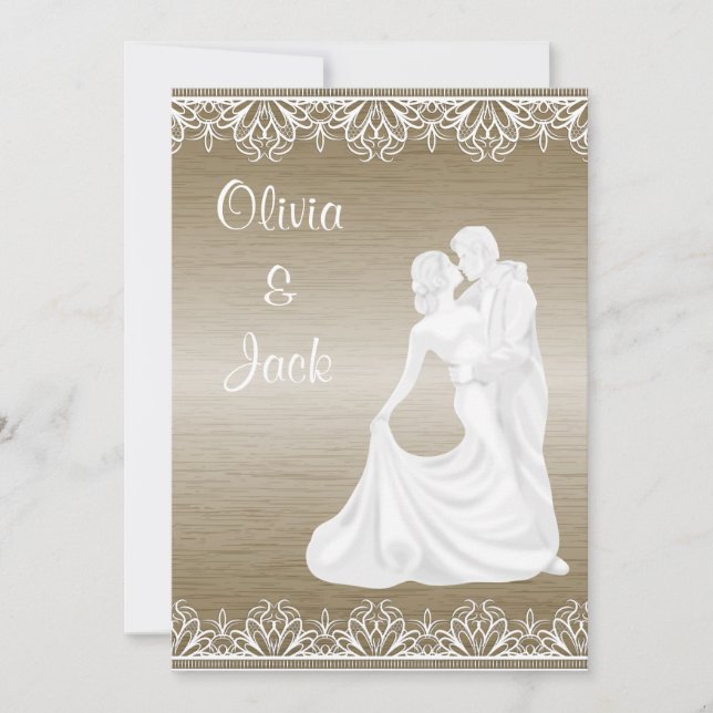 Faire-part de mariage ÉLÉGANT ET MODERNE (Devant)