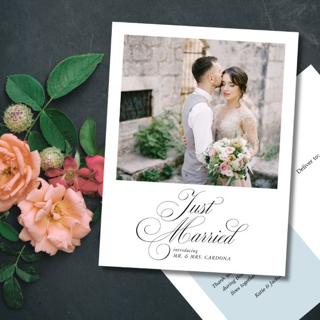 Faire-part de mariage élégant pour fiançailles pho (Créateur téléchargé)