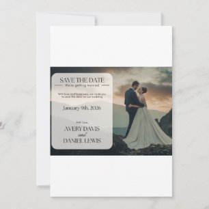 Faire-Part de Mariage Élégant sur Mesure