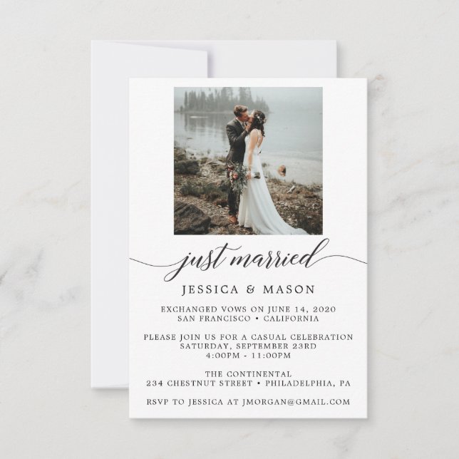 Faire-Part de Mariage Élu (Devant)