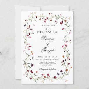 Faire-part de mariage en bijou
