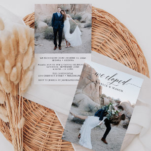 Faire-part de mariage en fuite