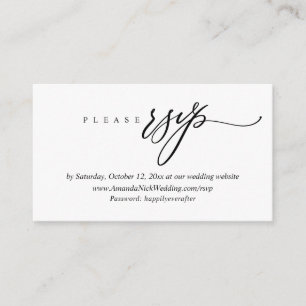 Faire-part de mariage en ligne RSVP, carte de scri