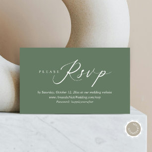 Faire-part de mariage en ligne RSVP, carte de scri