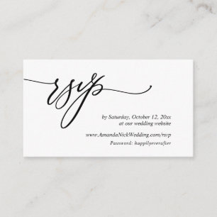 Faire-part de mariage en ligne RSVP, carte de scri