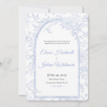 Faire-part de mariage en porcelaine de Chine de pr