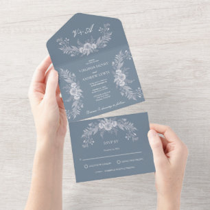 Faire-part de mariage en style français élégant da