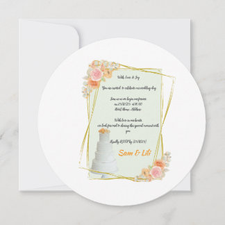 faire-part de mariage encadrée