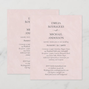 Faire-part de mariage espagnol BILINGUAL Nuestra B