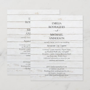 Faire-part de mariage espagnol BILINGUAL Nuestra B