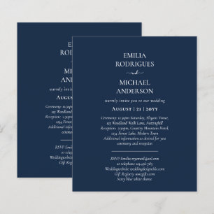 Faire-part de mariage espagnol BILINGUAL Nuestra B