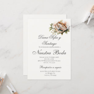 Faire-part de mariage espagnol Boho
