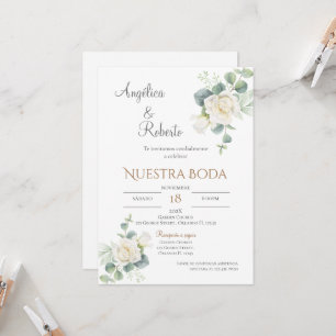 Faire-part de mariage espagnol Boho