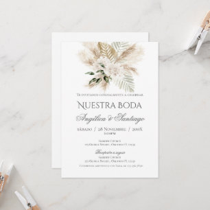 Faire-part de mariage espagnol Boho