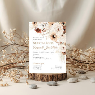 Faire-part de mariage espagnol Boho