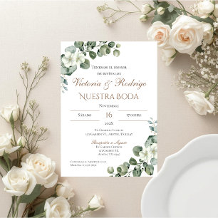 Faire-part de mariage espagnol Boho