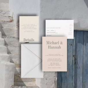 Faire-part de mariage estival industriel