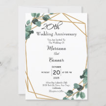 Faire-part de mariage et d'anniversaire de mariage