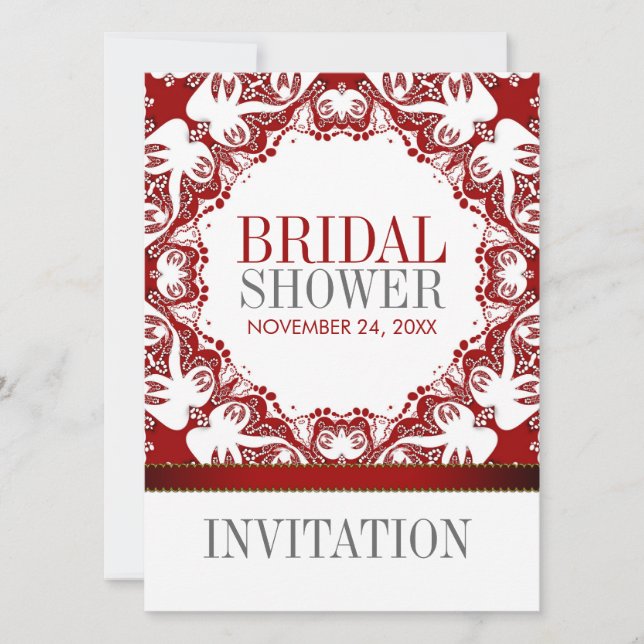 Faire-part de mariage et de fête de douche de mari (Devant)