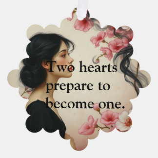 Faire-part de mariage Ethéal Art Nouveau avec Flor