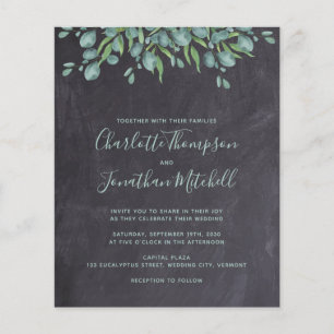 Faire-Part de Mariage Eucalyptus à Prix Discount