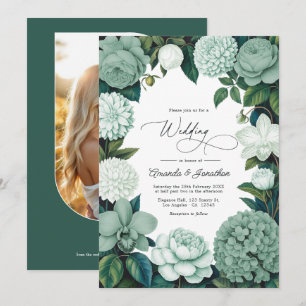 Faire-part de mariage Eucalyptus doux, gelée de me