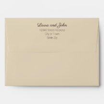 Faire-part de mariage fait sur commande crème