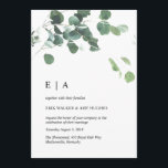 Faire-part de mariage feuille aquarelle<br><div class="desc">Faire-part de mariage feuille aquarelle. Peut être entièrement customisé pour répondre à vos besoins. © Gorjo Designs via Zazzle. // Vous cherchez des articles correspondants ? Autre papeterie disponible ici : https://www.zazzle.com/collections/watercolor_leaves_wedding-119509640149725330 // Besoin d'aide pour customiser votre design ? Vous avez d'autres idées ? N'hésitez pas à me contacter à...</div>