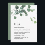 Faire-part de mariage feuille aquarelle<br><div class="desc">Faire-part de mariage feuille aquarelle. Peut être entièrement customisé pour répondre à vos besoins. © Gorjo Designs via Zazzle. // Vous cherchez des articles correspondants ? Autre papeterie disponible ici : https://www.zazzle.com/collections/watercolor_leaves_wedding-119509640149725330 // Besoin d'aide pour customiser votre design ? Vous avez d'autres idées ? N'hésitez pas à me contacter à...</div>