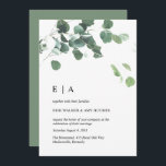 Faire-part de mariage feuille aquarelle<br><div class="desc">Faire-part de mariage feuille aquarelle. Peut être entièrement customisé pour répondre à vos besoins. © Gorjo Designs via Zazzle. // Vous cherchez des articles correspondants ? Autre papeterie disponible ici : https://www.zazzle.com/collections/watercolor_leaves_wedding-119509640149725330 // Besoin d'aide pour customiser votre design ? Vous avez d'autres idées ? N'hésitez pas à me contacter à...</div>