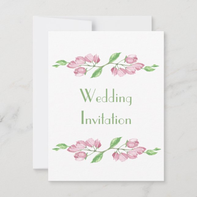 Faire-part de mariage Fleur de cerisier Floral de  (Devant)