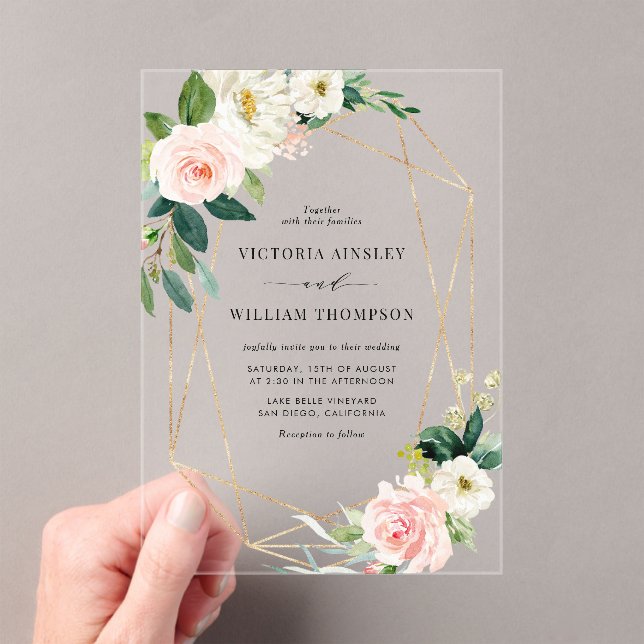 Faire-part de mariage Floraisons de printemps à l' (In situ (ordinateur de poche))