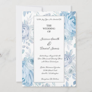 Faire-part de mariage floral