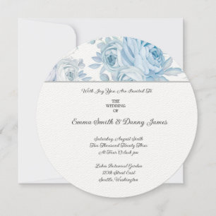 Faire-part de mariage floral