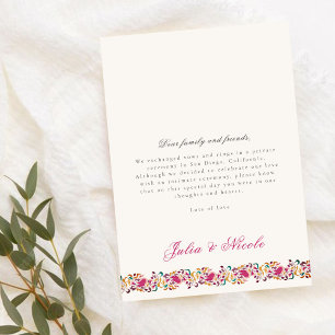 Faire-part de mariage floral Classique Pearl Swan