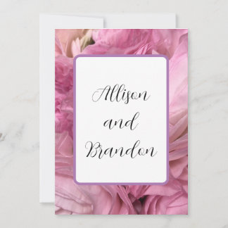 Faire-part de mariage floral moderne