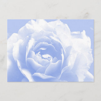 Faire-part de mariage floral Rose bleu
