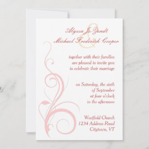 Faire-part de mariage florissante en Champagne et 