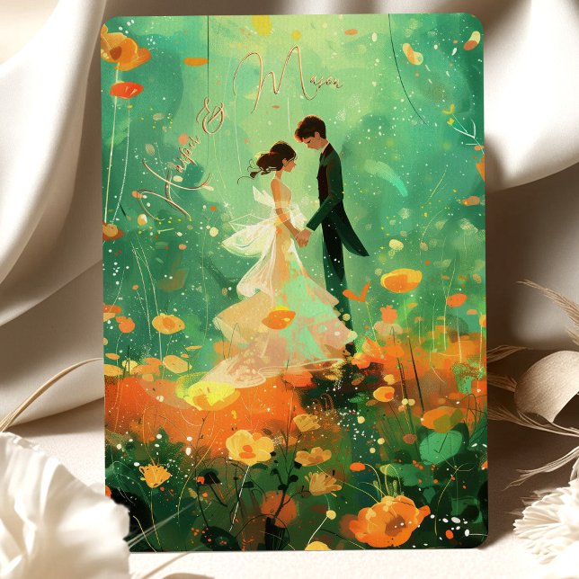 Faire-Part de Mariage Forêt Enchantée (Créateur téléchargé)
