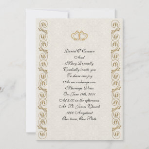 Faire-part de mariage formel
